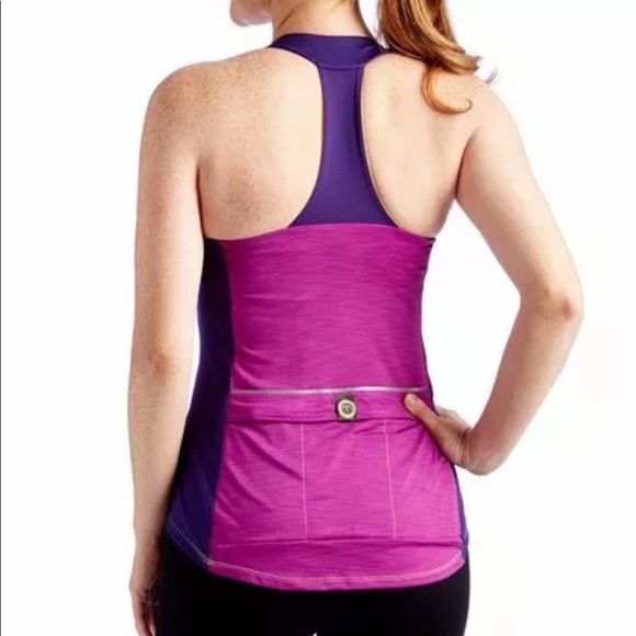 Moxie Sz L T-back Tank Violet Purple - Picture 2 of 4